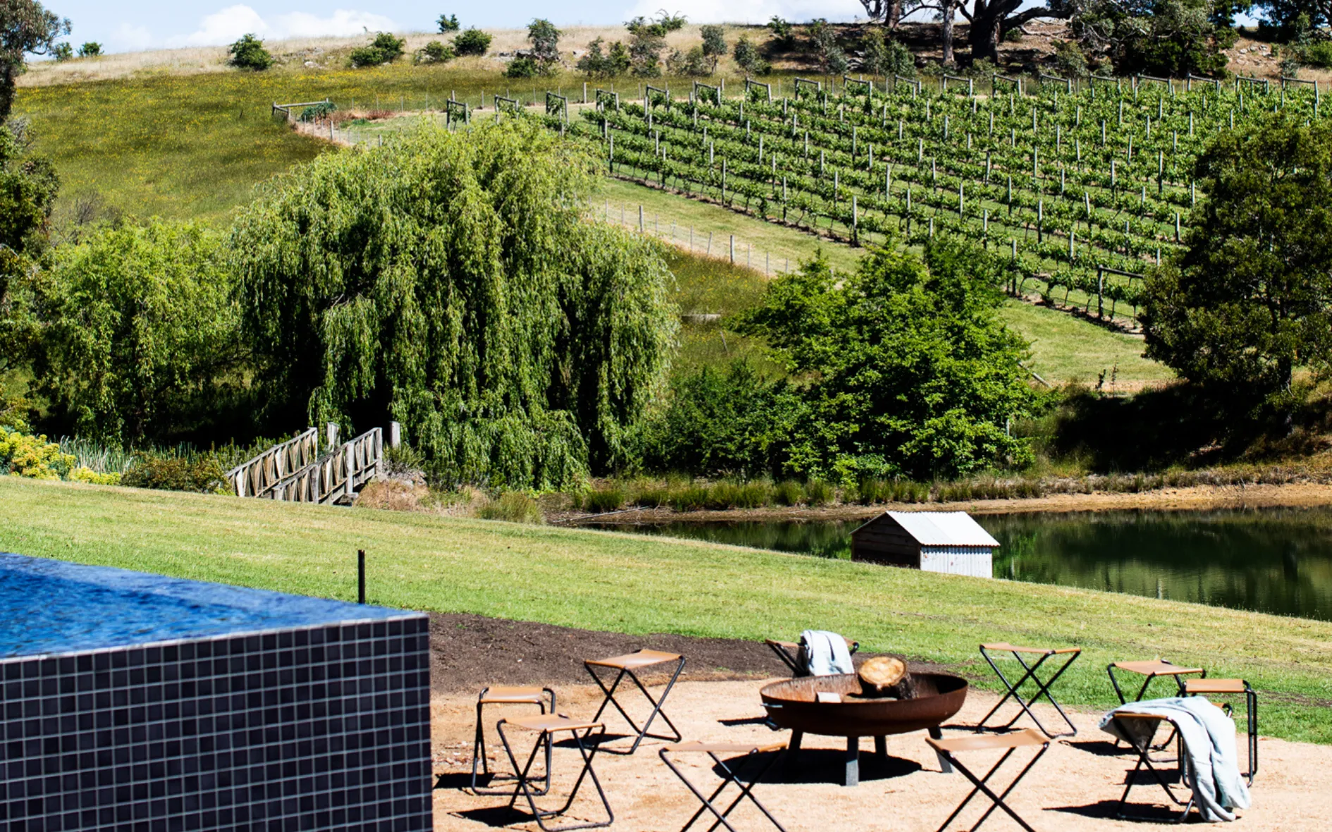 Lancemore Macedon Ranges conference venue surrounded by bushland