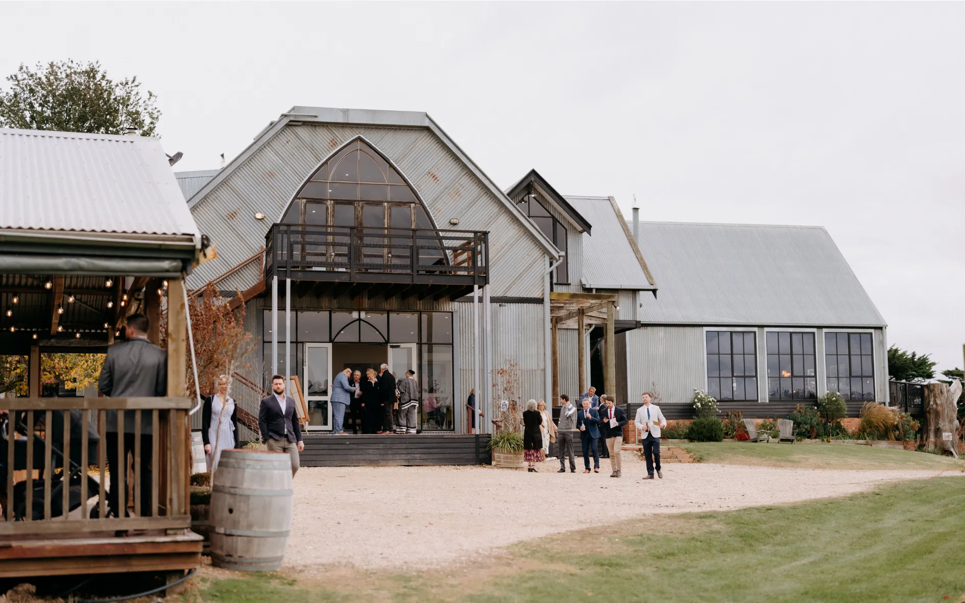 Cleveland Estate country conference venue in Macedon Ranges with rustic architecture