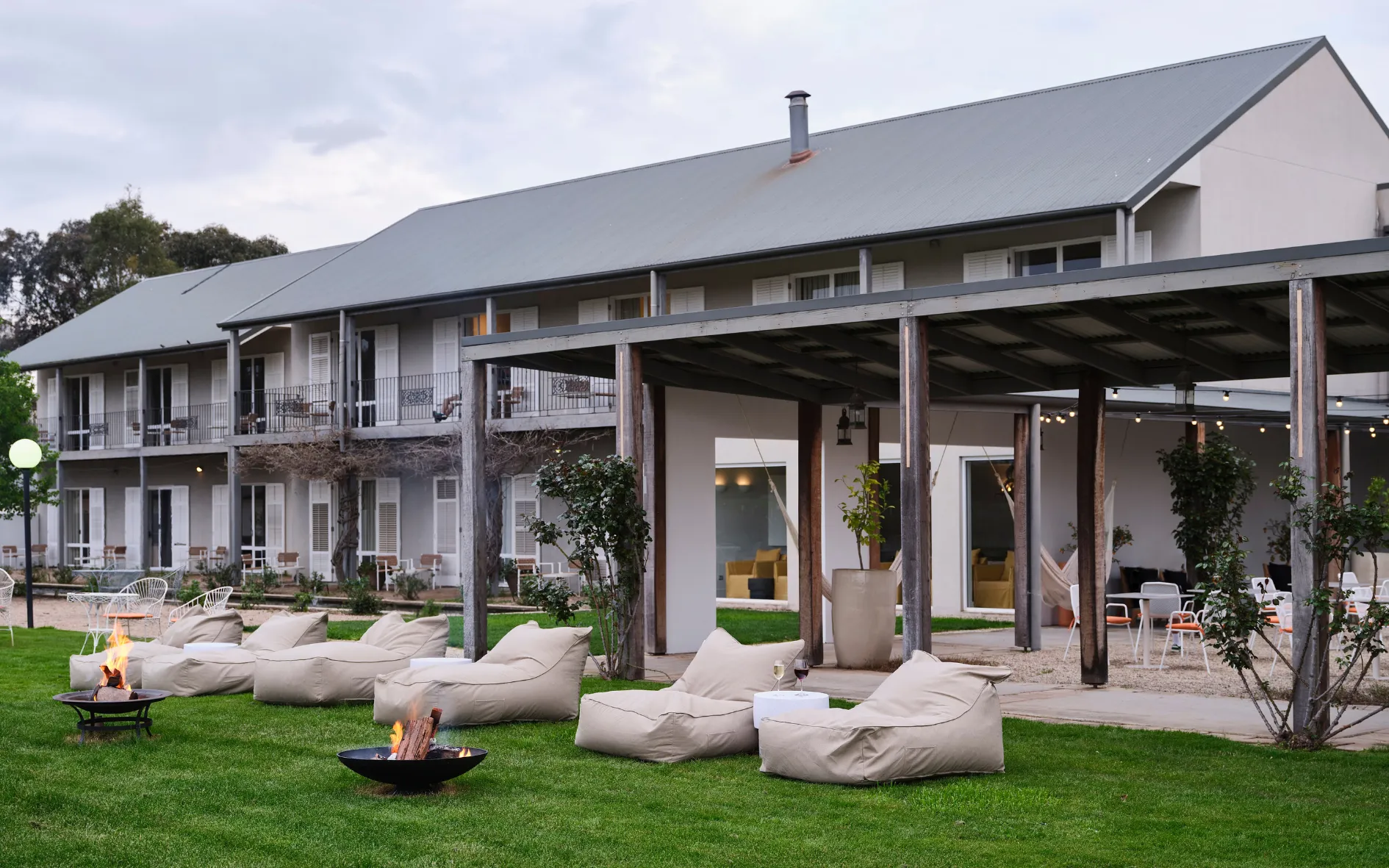 Lancemore Milawa King Valley meeting venue with vineyard views