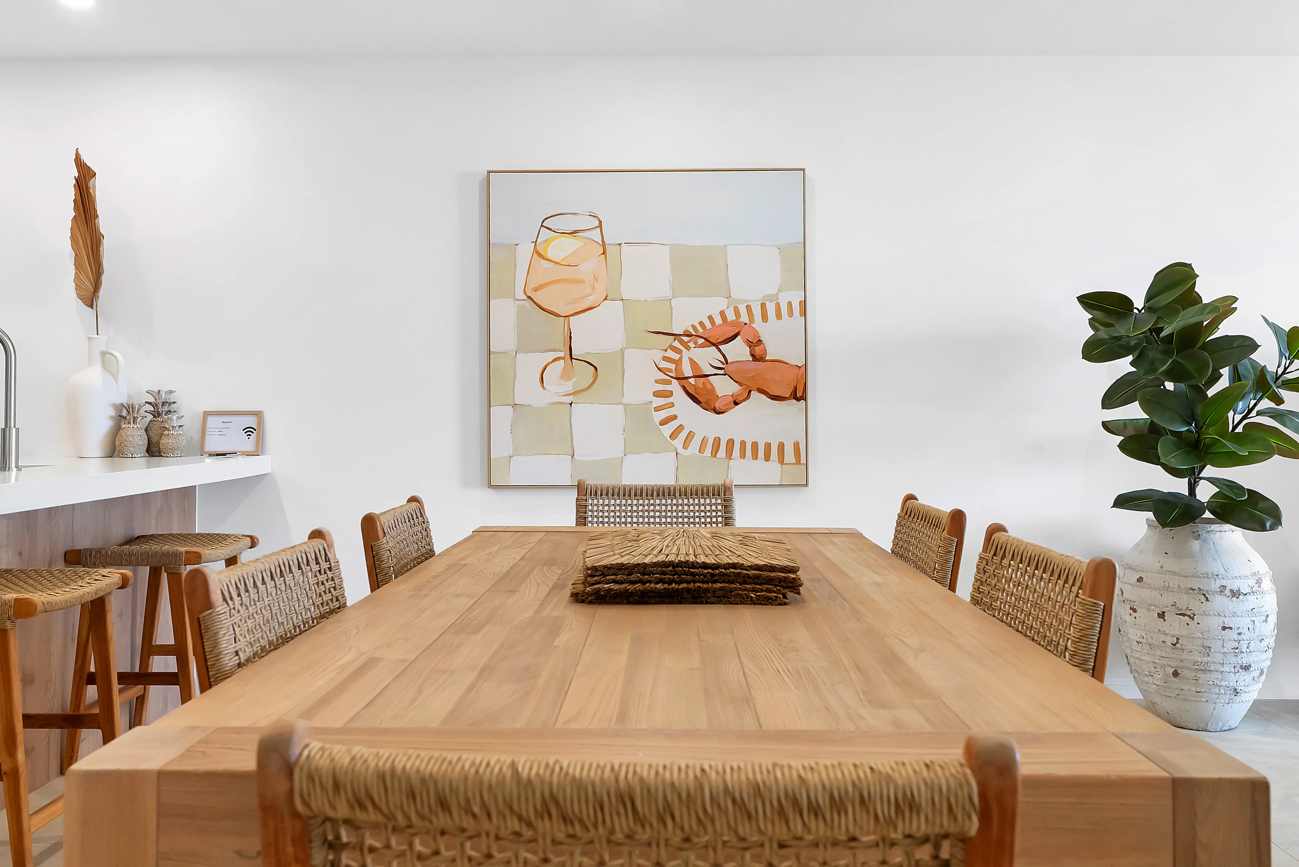 Alamanda Rooftop Pool Suite Dining Table