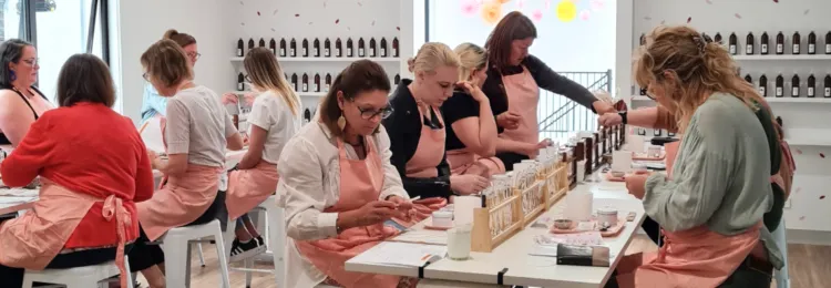 Candle making red hill candle co