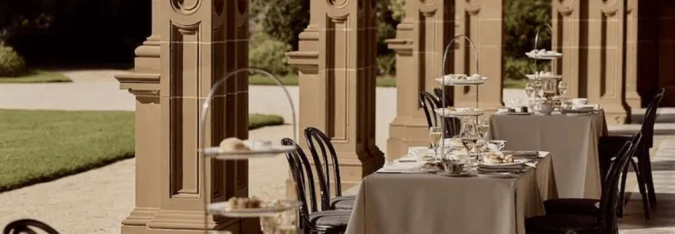 High tea under the arches