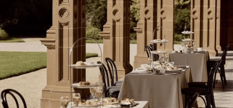 High tea under the arches