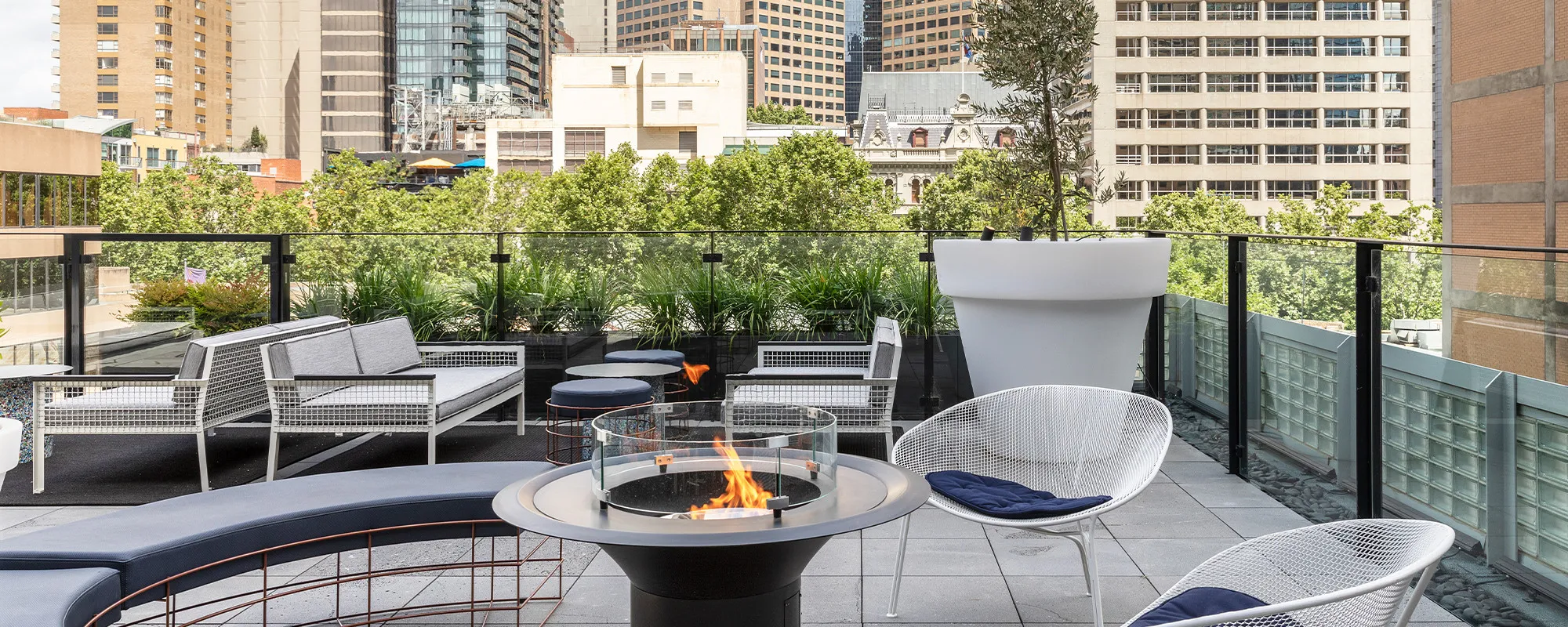 Lancemore Crossley st Boutique Luxury Accommodations Melbourne rooftop terrace Events 2000 x 800 6 v2