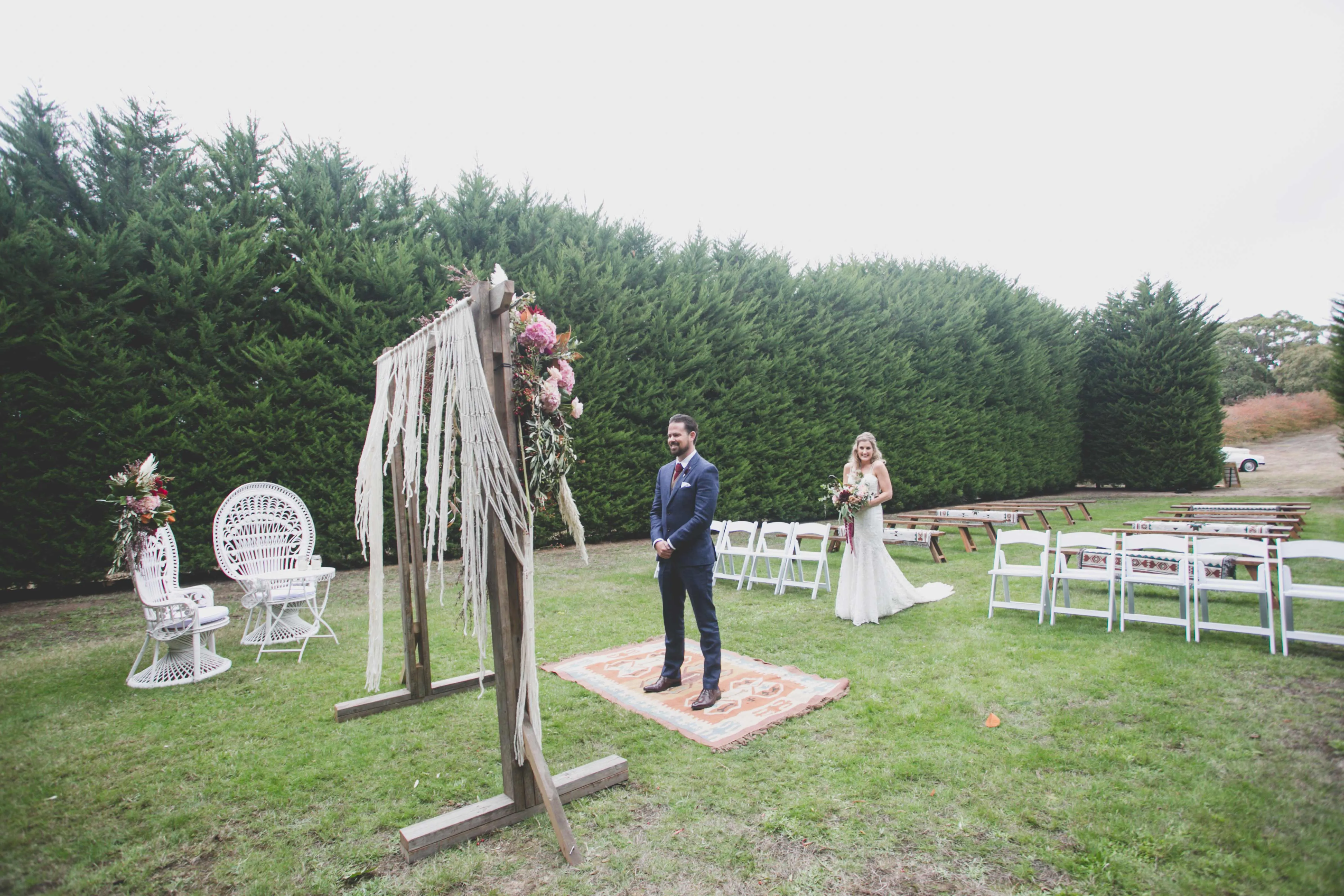 Lancemore Macedon Ranges Wedding Ceremoney Garden 2