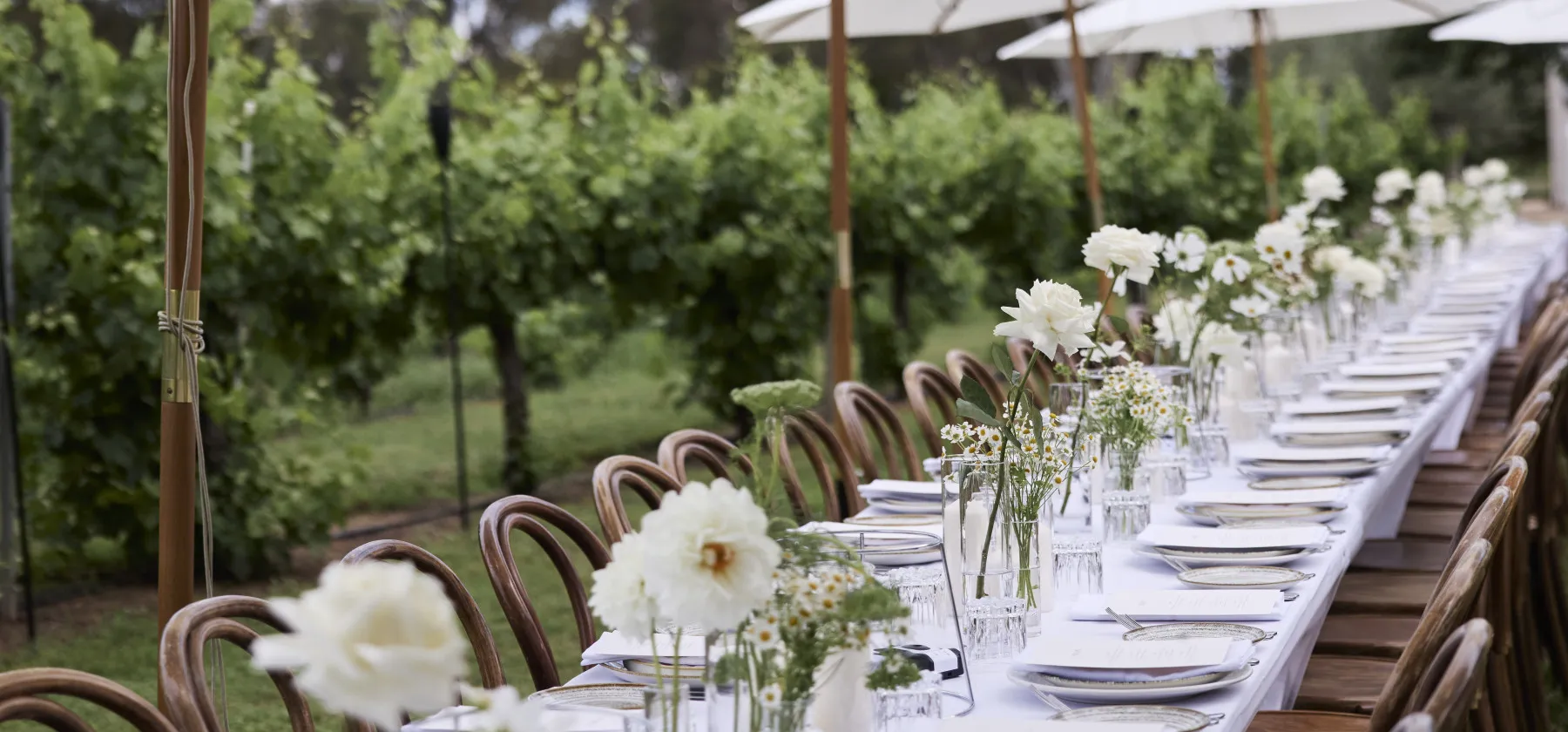 Lancemore Milama Hotel Boutique Luxury Accommodation Melbourne Wedding Venue Reception Outdoors