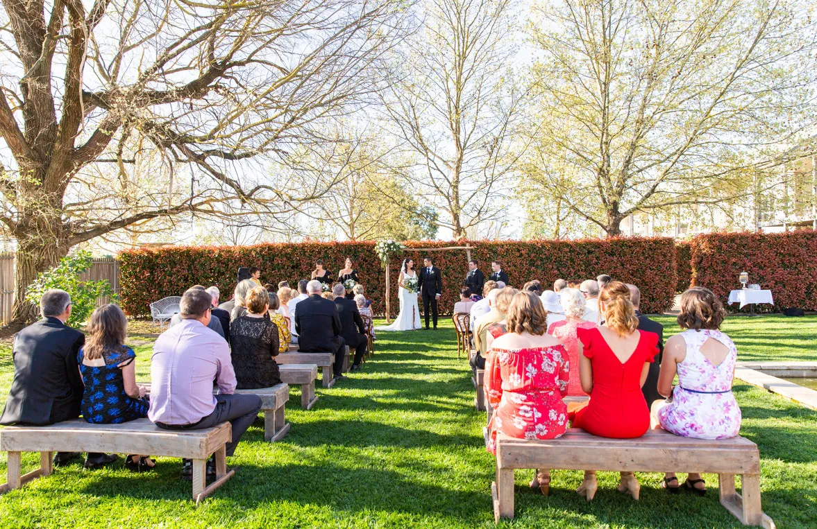 Lancemore Milawa Garden Wedding Ceremony 8