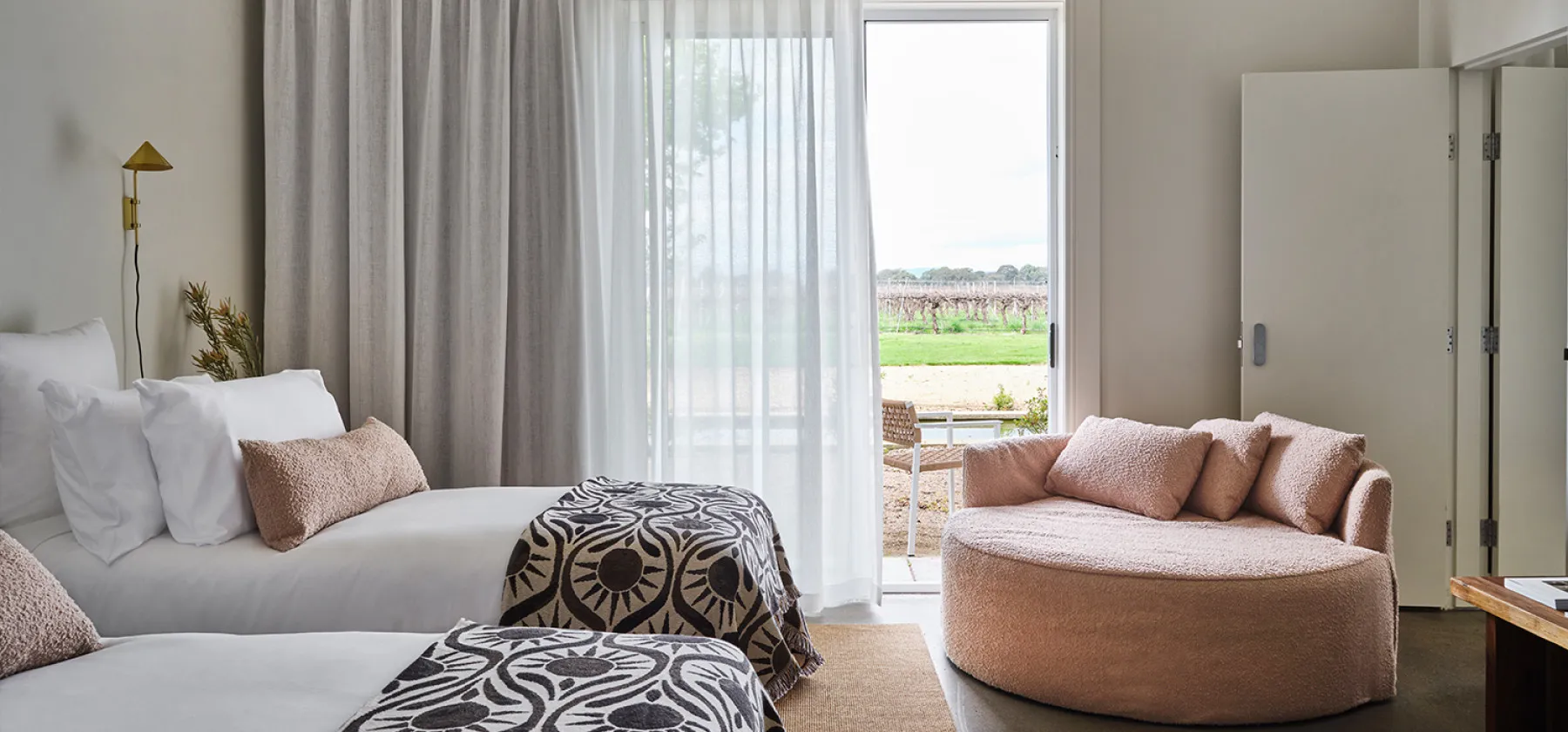 Lancemore Milawa Hotel Boutique Luxury Accommodation Family Garden Room 1500 x 1100