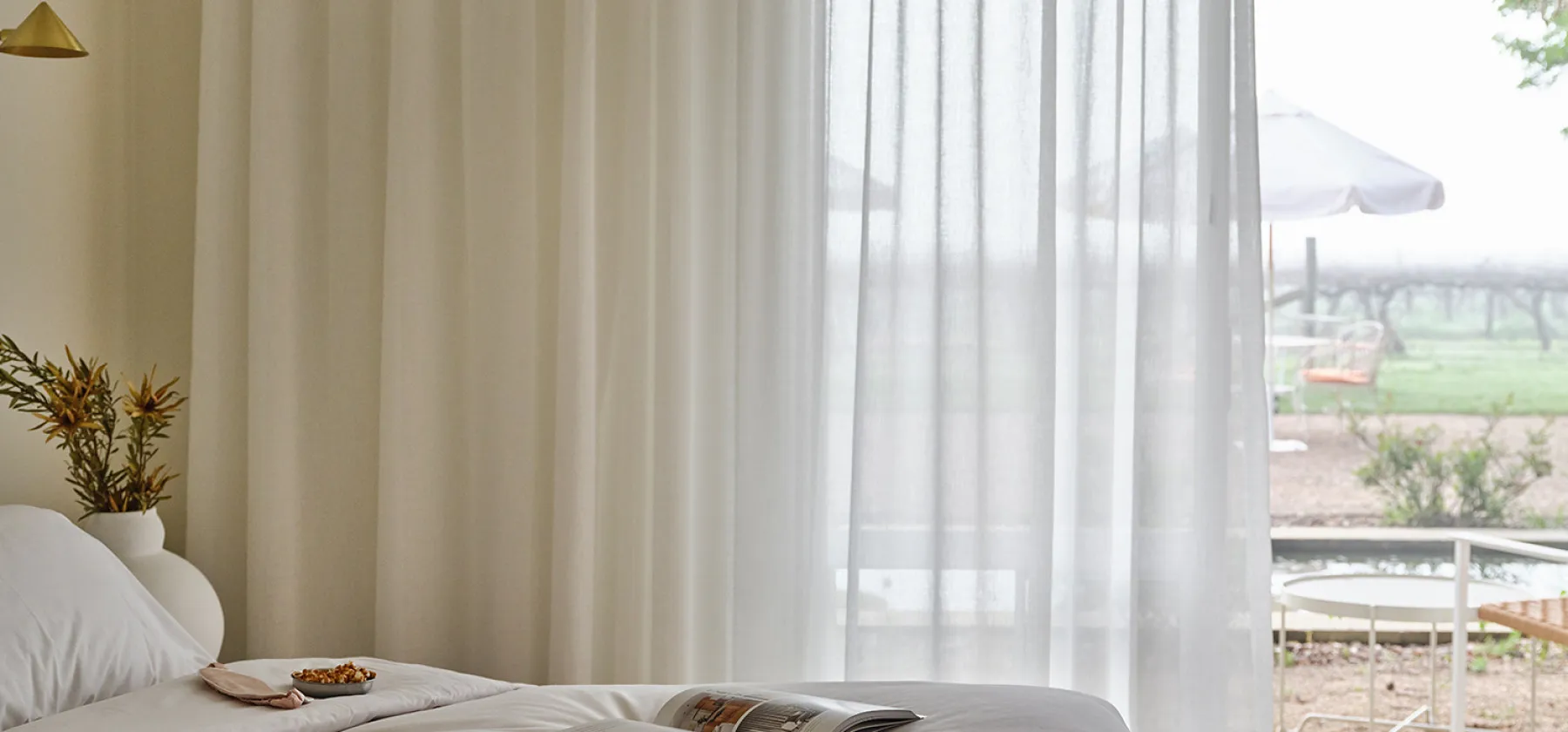 Lancemore Milawa Hotel Boutique Luxury Accommodation Garden Sunrise 1500 x 1100