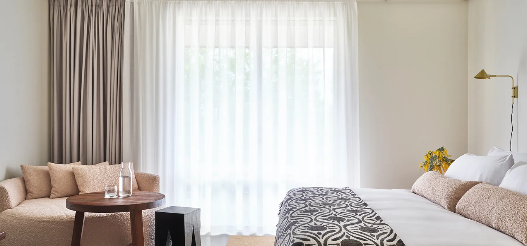 Lancemore Milawa Hotel Boutique Luxury Accommodation Superior Balcony Sunset 1500 x 1100